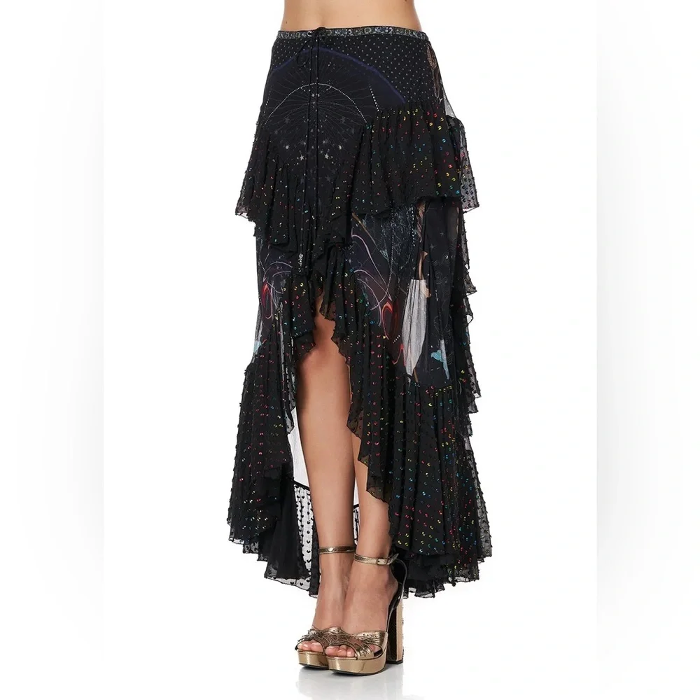 Camilla Midnight Moon House silk Maxi Skirt ♥️Rare Find! - Picture 9 of 15
